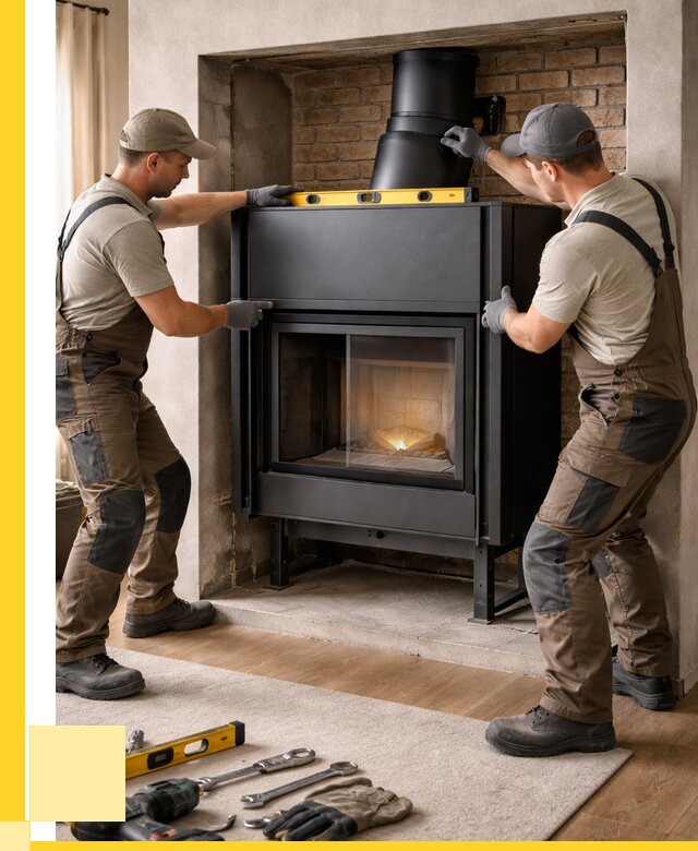 Установка каминных топок в Новодвинске под ключ от 18409 р. | ЭриданНвд