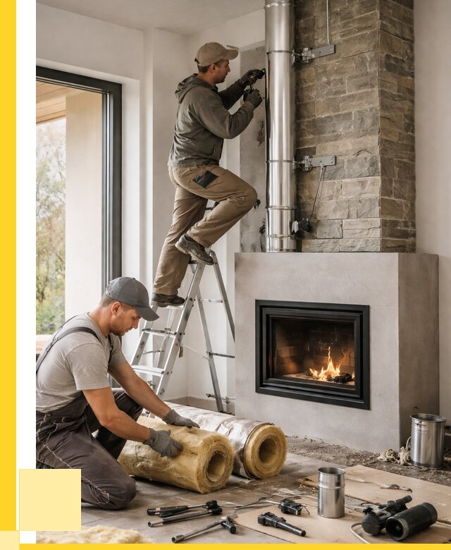 Монтаж дымоходов для каминов в Новодвинске от 15341 р. ЭриданНвд