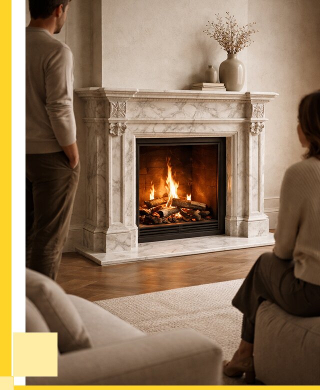 Мраморные камины под ключ в Новодвинске от 255675 р. | ЭриданНвд