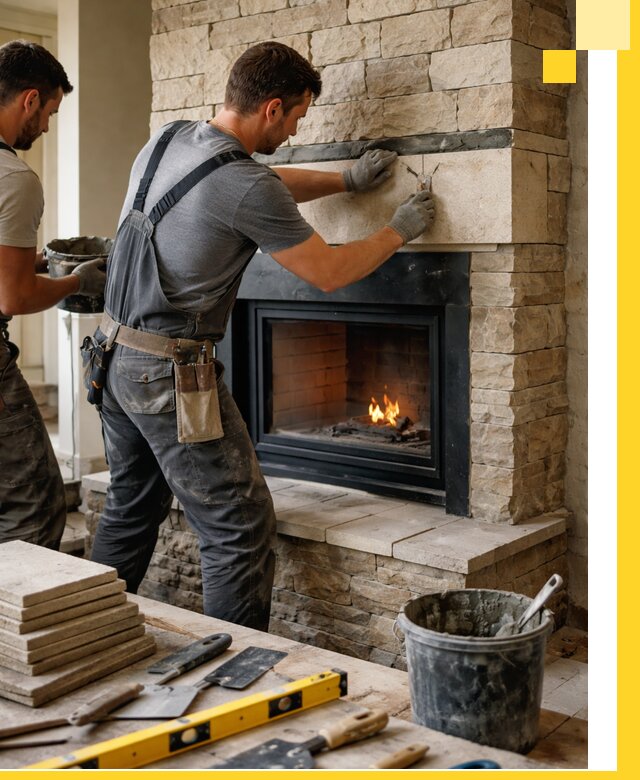 Проектирование и установка открытых каминов в Новодвинске