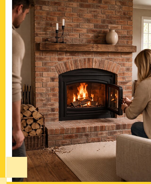 Кирпичные камины под ключ в Новодвинске от 153405 р. | ЭриданНвд