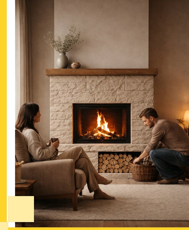 Камины для дома в Новодвинске под ключ от 153405 р. | ЭриданНвд