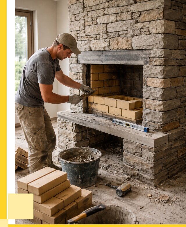 Кладка каминов и камина в Новодвинске от 25568 р. ЭриданНвд