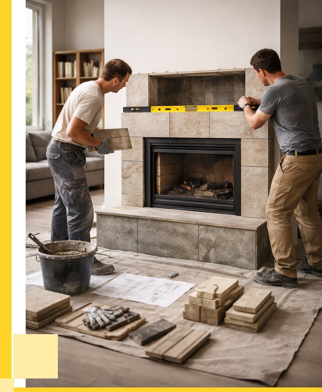 Монтаж каминов и установка в Новодвинске от 46022 р. | ЭриданНвд