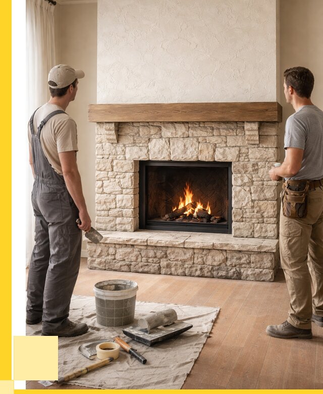 Отделка каминов в Новодвинске от 6648 р. под ключ | ЭриданНвд