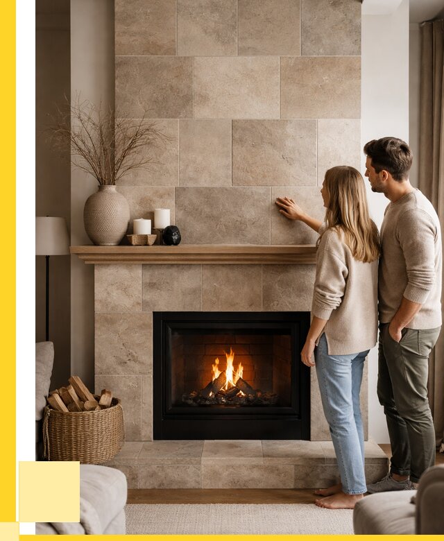 Облицовка каминов керамогранитом в Новодвинске от 4602 р. | ЭриданНвд