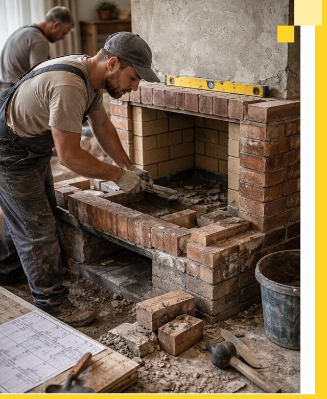 Изготовление и установка каминопечей под ключ в Новодвинске