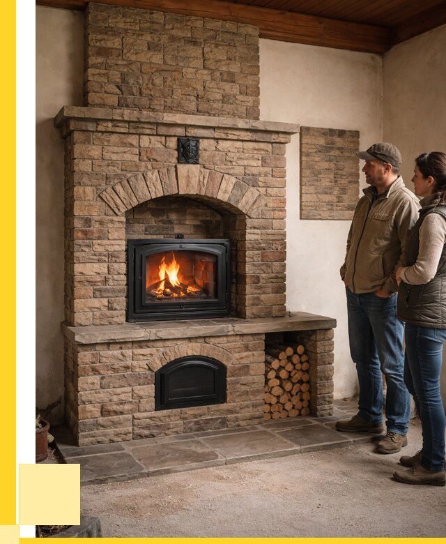 Кирпичная печь под ключ в Новодвинске от 153405 р. | ЭриданНвд