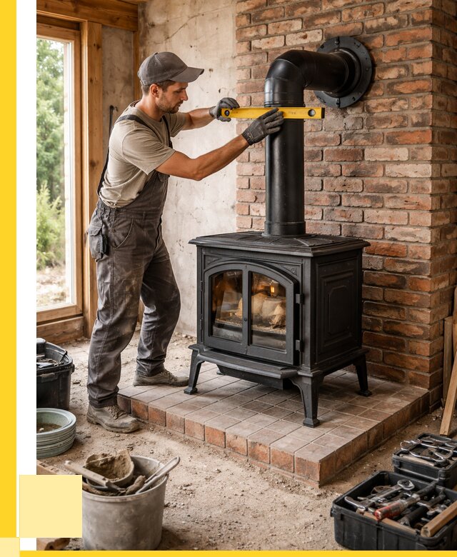 Монтаж печей установка банной печи в Новодвинске от 15341 р. | ЭриданНвд