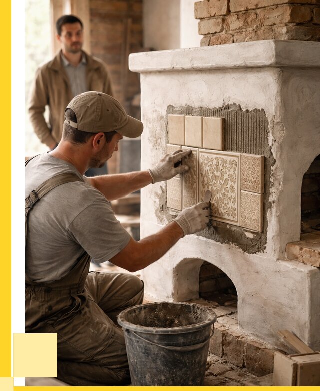 Отделка печей и банных печей в Новодвинске от 35795 р. | ЭриданНвд