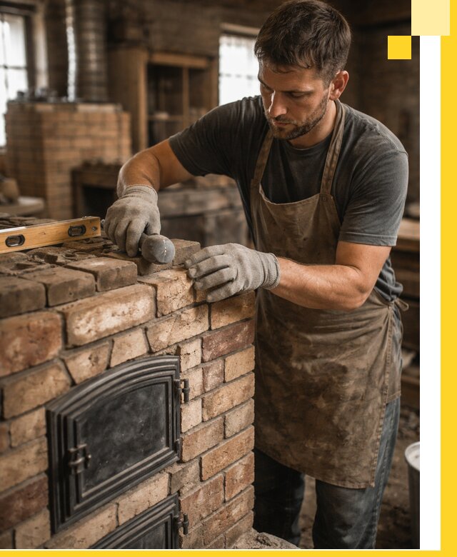 Изготовление печей на заказ в Новодвинске с проектом и монтажом