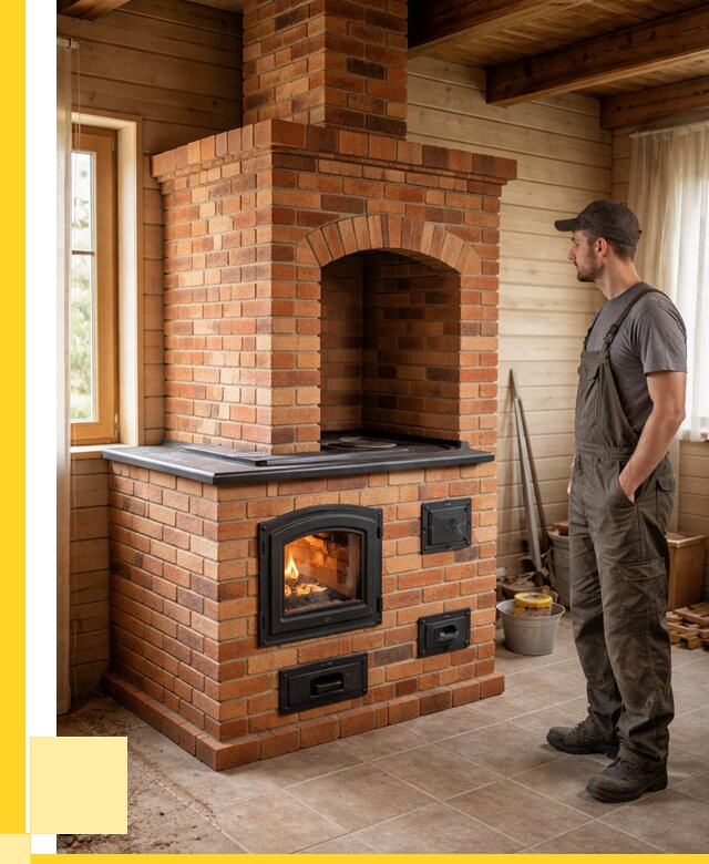 Кирпичные печи в Новодвинске: купить от 153405 р. | ЭриданНвд