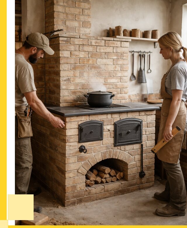 Варочно отопительные печи в Новодвинске от 92043 р. | ЭриданНвд