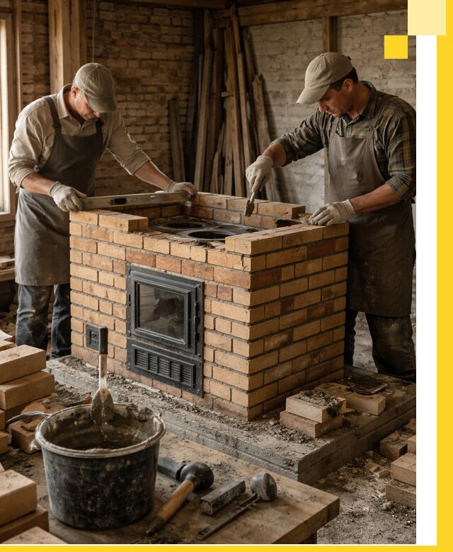 Изготовление и установка варочных печей под ключ в Новодвинске