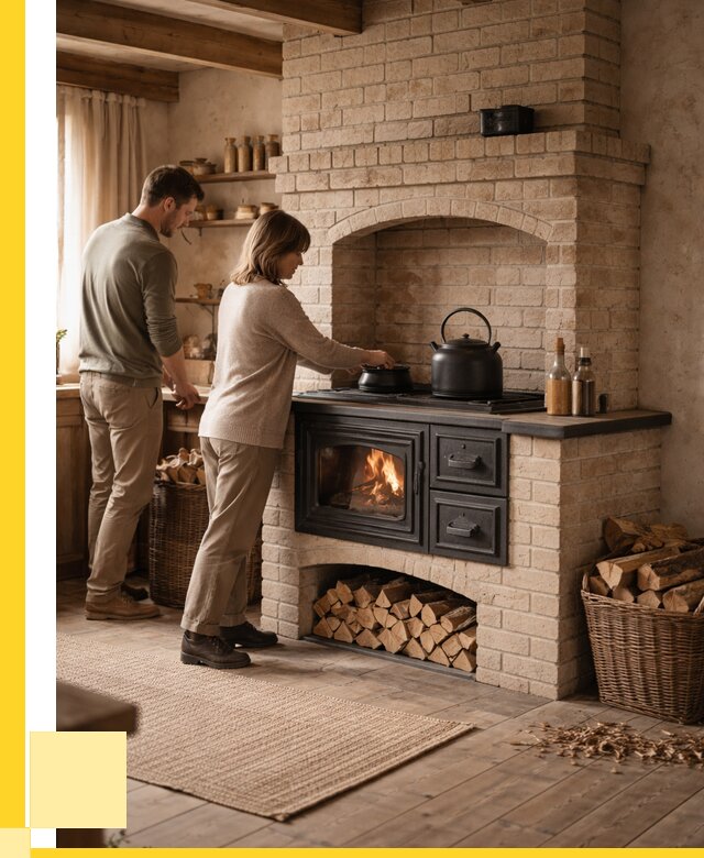 Печи с плитой в Новодвинске от 46022 р. | ЭриданНвд — кирпичная печь