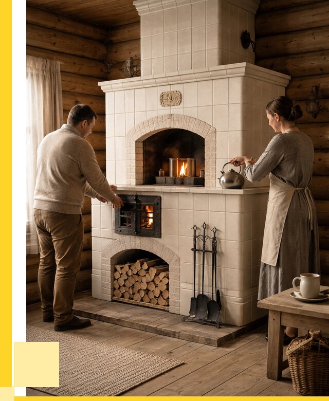 Русские печи в Новодвинске: установка от 153405 р. ЭриданНвд