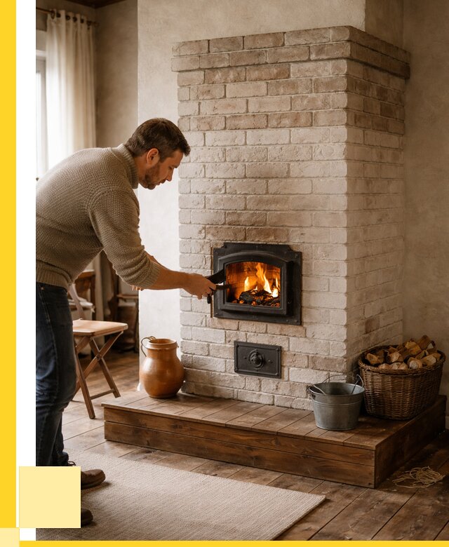 Печь голландка из кирпича в Новодвинске от 86930 р. | ЭриданНвд