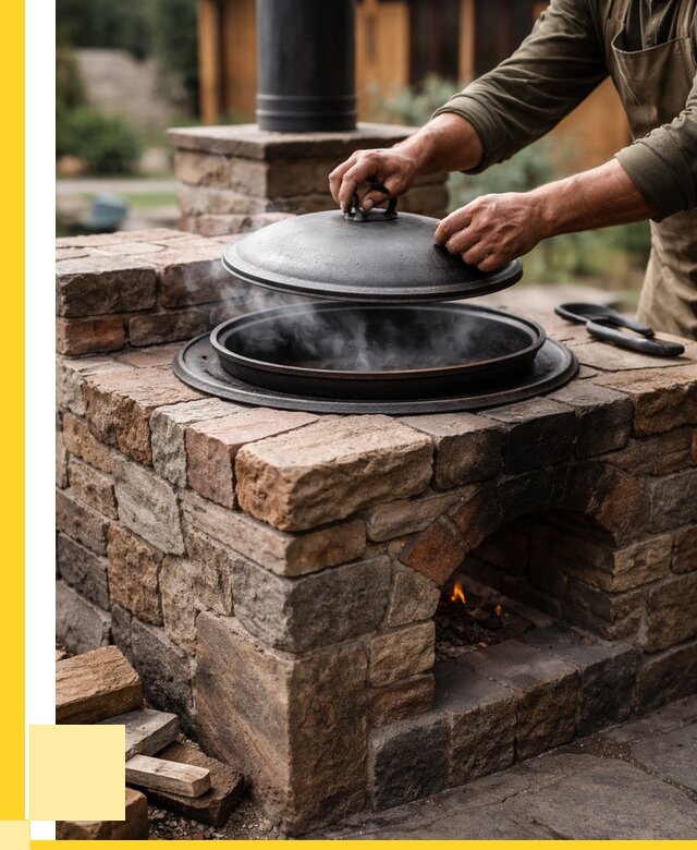 Печи для казана в Новодвинске по цене от 18409 р. | ЭриданНвд