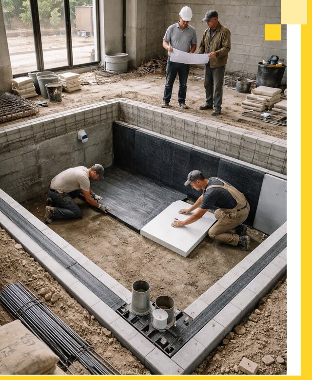 Проекты частных и общественных бассейнов под ключ в Новодвинске