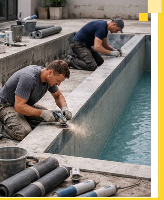 Профессиональный ремонт бассейнов под ключ в Новодвинске