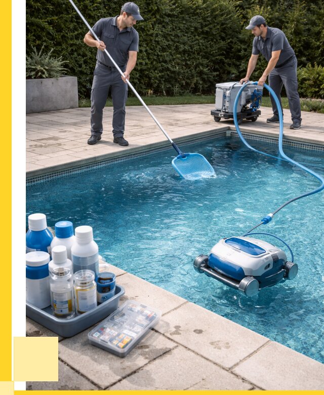 Чистка бассейнов в Новодвинске роботами, от 4602 р. | ЭриданНвд