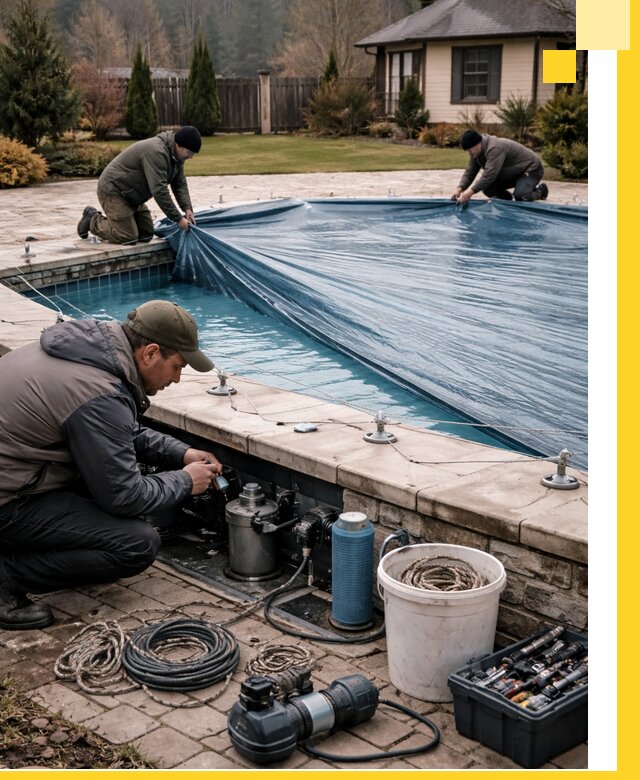 Консервация бассейнов в Новодвинске: подготовка к длительному хранению