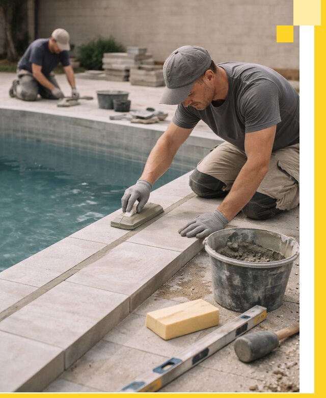 Отделка бассейнов в Новодвинске: декоративная отделка и гидроизоляция