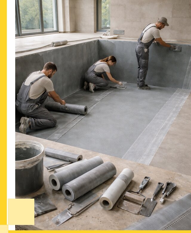 Гидроизоляция бассейнов в Новодвинске от 2045 р., ЭриданНвд