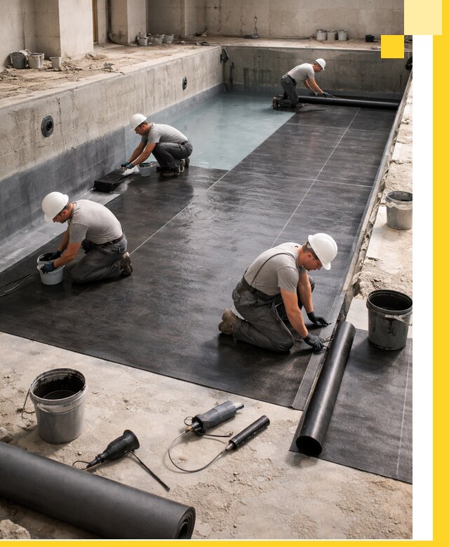 Профессиональная гидроизоляция бассейнов и чаш в Новодвинске под ключ