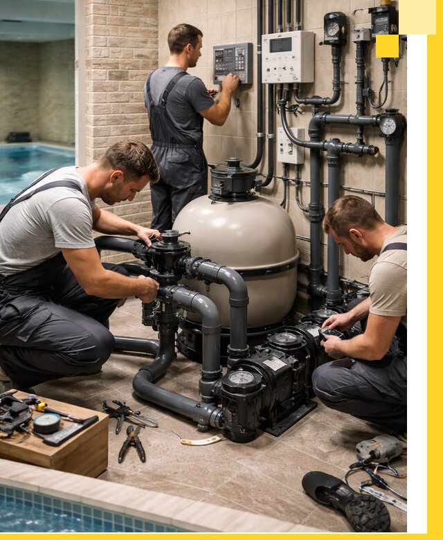 Комплексное оборудование для бассейнов под ключ в Новодвинске