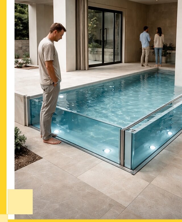 Стеклянные бассейны в Новодвинске от 1227240 р. | ЭриданНвд — мозаика