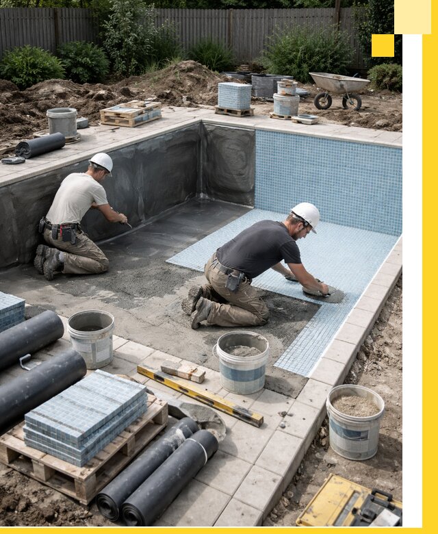 Проектирование и строительство стационарных бассейнов в Новодвинске