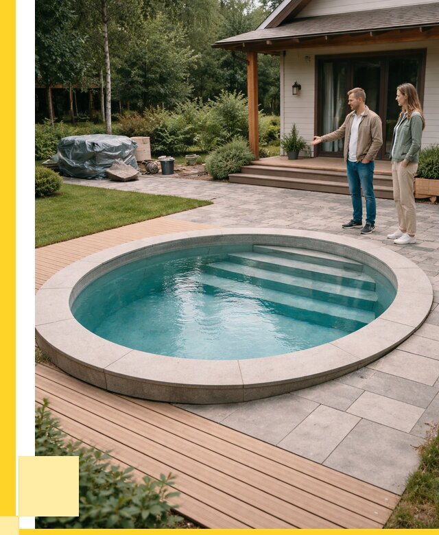 Бассейн на даче под ключ в Новодвинске от 204540 р., ЭриданНвд