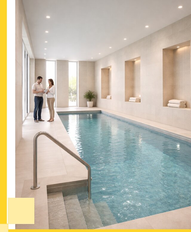 Бассейны в помещении под ключ в Новодвинске от 1534050 р. | ЭриданНвд