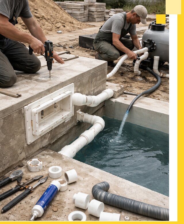 Строительство скиммерных бассейнов под ключ в Новодвинске