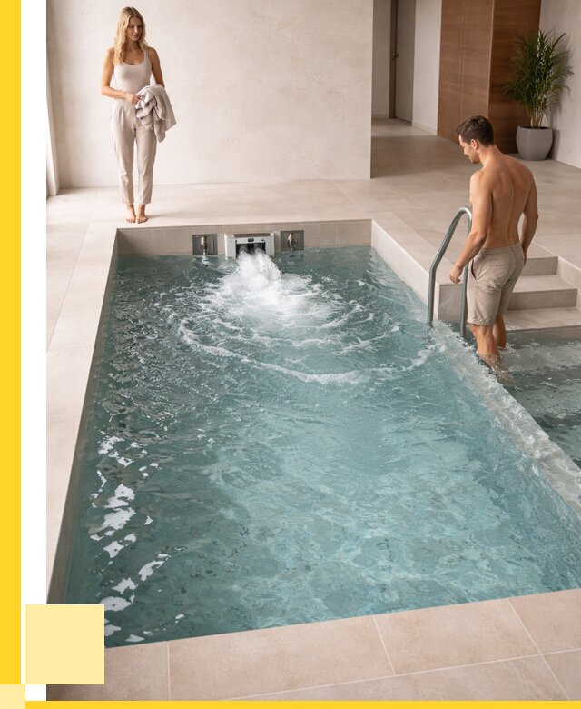 Бассейн с противотоком в Новодвинске от 255675 р. | ЭриданНвд