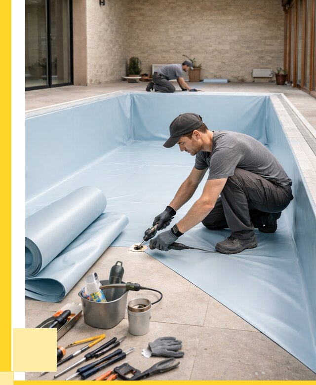 Пленка ПВХ для бассейнов в Новодвинске от 2557 р. | ЭриданНвд