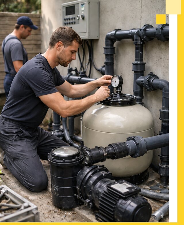 Поставка и монтаж фильтровального оборудования для бассейнов в Новодвинске