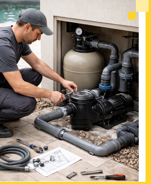 Поставка, монтаж и сервис насосов для бассейнов в Новодвинске