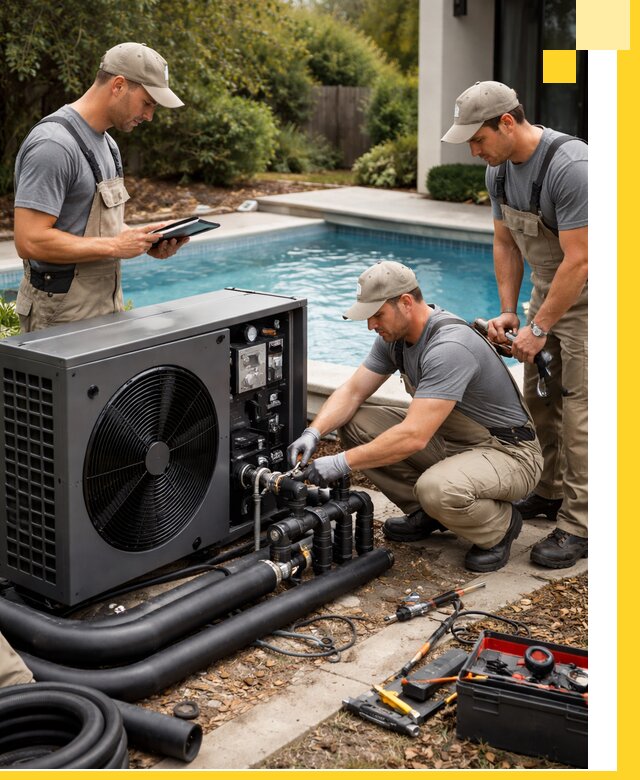 Проектирование и установка тепловых насосов для бассейнов в Новодвинске