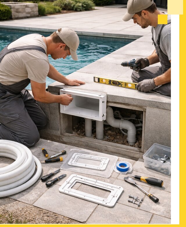 Поставка и установка скиммеров для бассейнов в Новодвинске