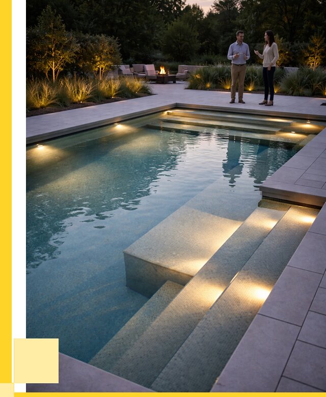 Освещение бассейнов в Новодвинске под ключ от 25568 р. | ЭриданНвд