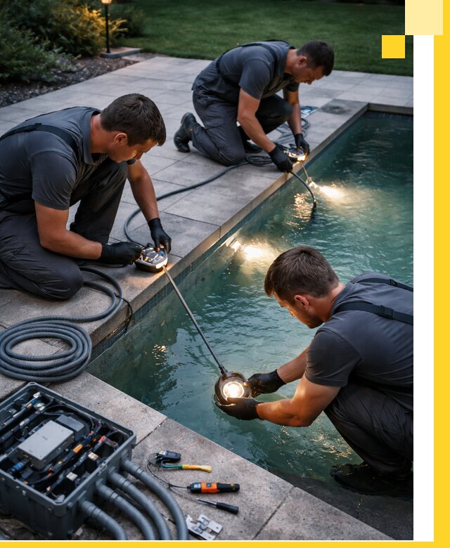 Профессиональное освещение бассейнов в Новодвинске: дизайн и монтаж