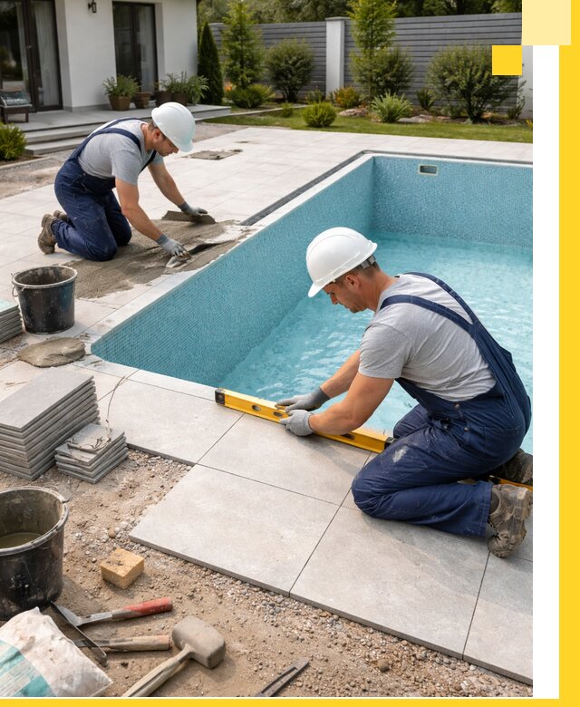 Строительство и монтаж плавательных бассейнов под ключ в Новодвинске