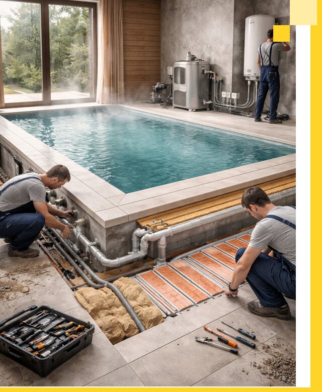 Проектирование и строительство тёплых бассейнов в Новодвинске