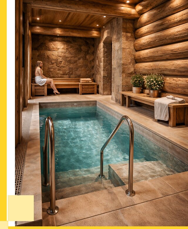 Аренда бани с бассейном в Новодвинске от 1534050 р. | ЭриданНвд