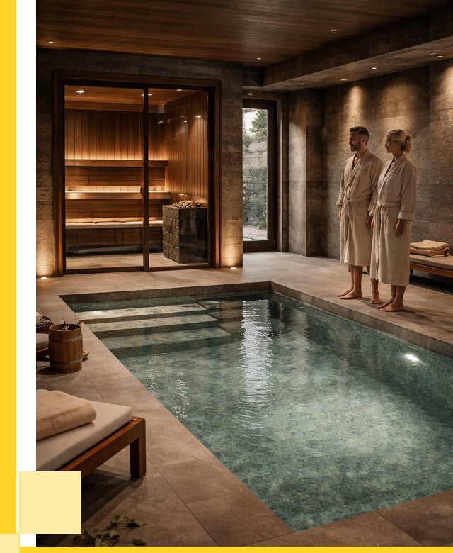 Сауна с большим бассейном в Новодвинске от 1227240 р. ЭриданНвд