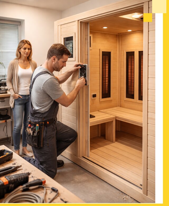 Инфракрасные сауны под ключ в Новодвинске продажа и установка