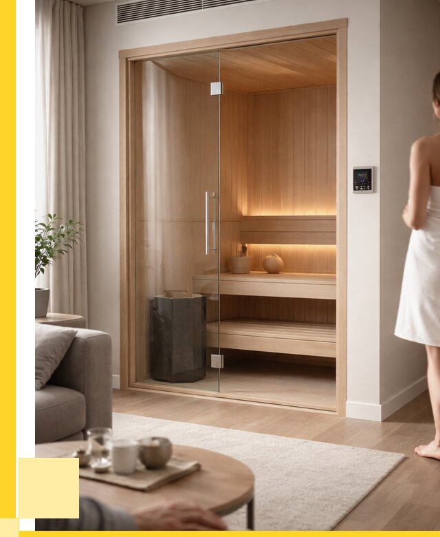 Сауна в квартире под ключ в Новодвинске от 122724 р. ЭриданНвд