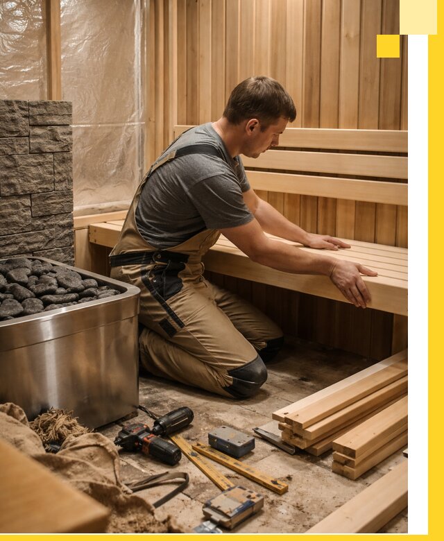 Сауны для дома под ключ с проектированием и монтажом в Новодвинске